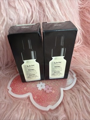 2x NYX MAKEUP TOTAL CONTROL DROP FOUNDATION LIQUID MATTE TCDF01