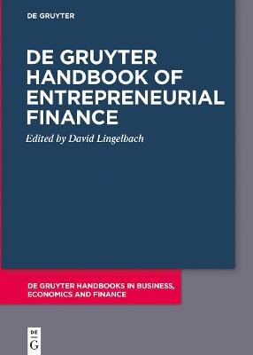 De Gruyter Handbook of Entrepreneurial Finance by David Linge... - 9783110726756