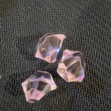 Pink Acrylic Pieces for Home Decoration, Vase Fillers