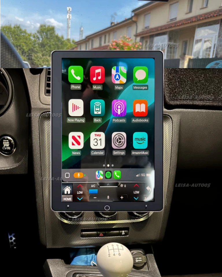 Car Radio For Dodge Challenger 2008-2014 Carplay Android 13 Stereo GPS Foto 2 de 4