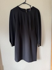 Tommy Hilfiger Shift Dress Long Sleeve Size 2 With Gold Accents