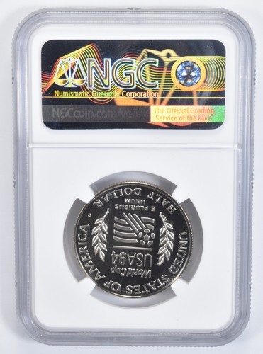 PF70 1994-PUC World Cup Soccer Commemorative Half Dollar NGC *0217 - Picture 2 of 5
