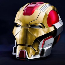 Iron Man Helmet MK17 Cosplay Mask Wearable 1:1 Voice Control Prop Collectibles