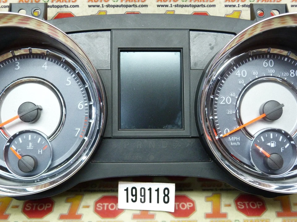 2015 2016 CHRYSLER TOWN & COUNTRY INSTRUMENT CLUSTER SPEEDOMETER 68241686AA OEM - Image 4 of 4
