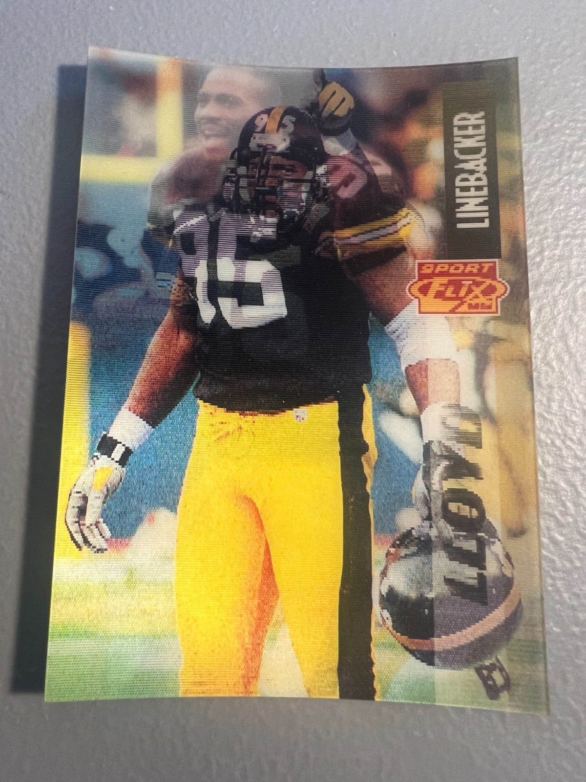 1995 Pinnacle Sportflix - Greg Lloyd ( Pittsburgh Steelers ) #46