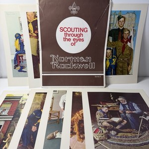 Scouting through the eyes of Norman Rockwell Series II 10 - 11x14 Prints LB-304