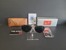 Ray-Ban Aviator Sunglasses RB3026 Large 62-14mm Silver Frame  Gray Lens 003/62