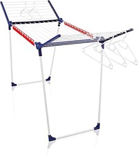 Image of Leifheit Pegasus 200 Solid Standing Clothes Airer with Accessories, Folding