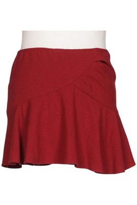 ba&sh Rock Damen Damenrock Gr. L Wolle Baumwolle Rot #54pr84t