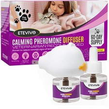 Cat Pheromones Calming Diffuser Cat Anxiety Relief Pheromones for Cats Promot...