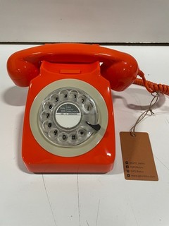 GPO 746 Classic Rotary Telephone Orange