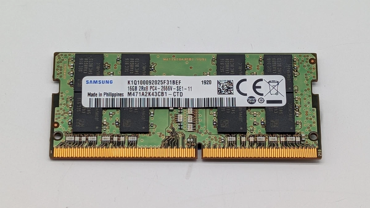 Samsung SO-DIMM Computer PC4-21300 (DDR4-2666) Bus Speed Memory