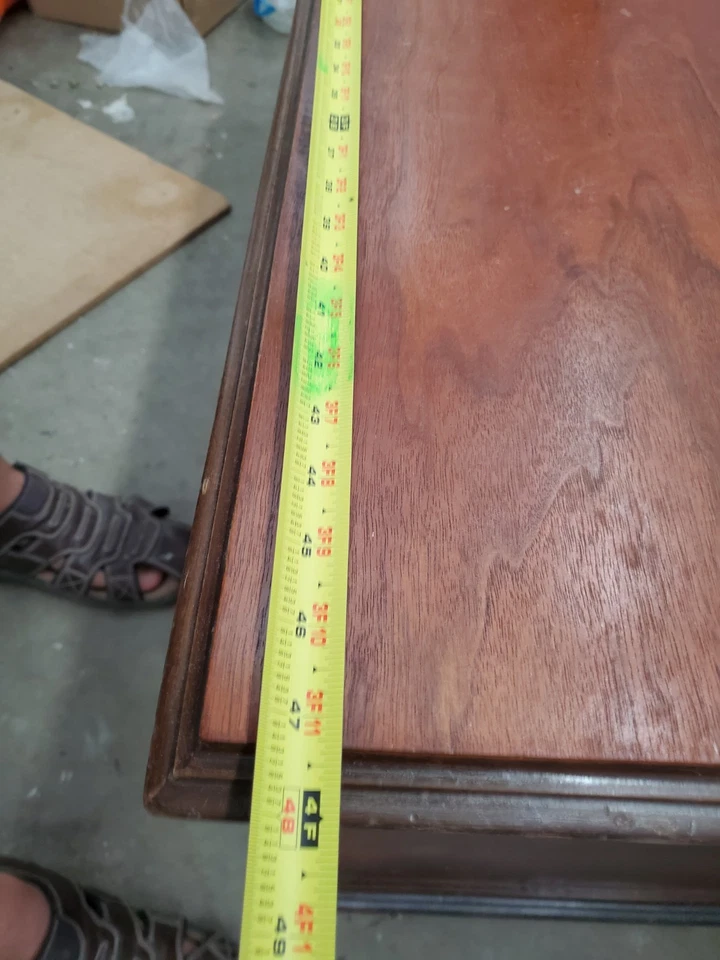 Cofre de cedro vintage Art Deco Cavalier Foto 4 de 4