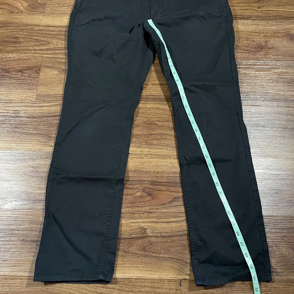 Pantalones Bonobos ajustados a medida negros chinos informales algodón preppy para hombre talla 33X30 Foto 2 de 4