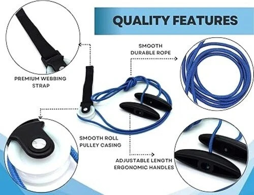 Over The Door Schulterriemenscheibe für Physiotherapiegeräte, Muskelregeneration - Bild 3 von 3