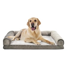 Dog Bed with Cooling Gel Memory Foam, Extra Large, Taupe