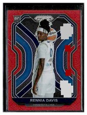 2021 Panini Prizm WNBA #97 Rennia Davis Prizms Red #/299