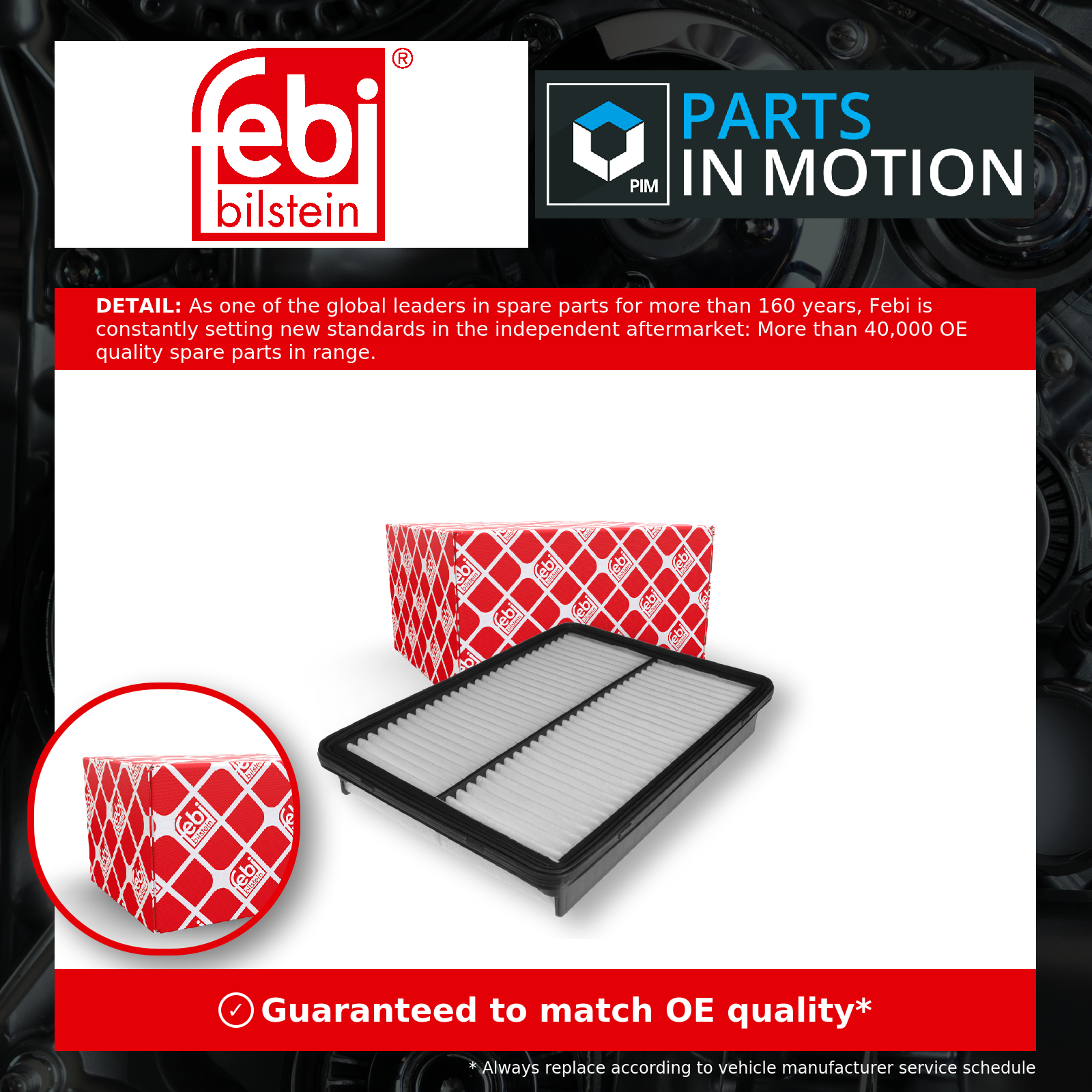 Fits FEBI 184374 AIR FILTER ⭐UK Stock⭐ - Image 2