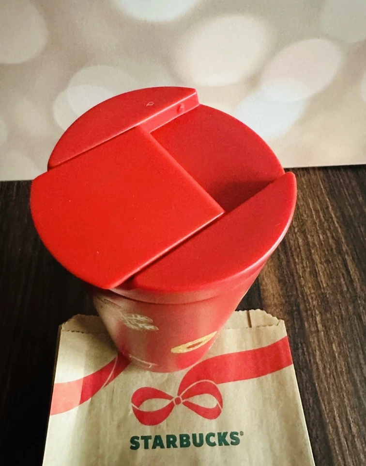 🎄NUEVO CON ETIQUETAS Starbucks 2025 Holiday Red Gingerbread Galleta Vaso SS ¡DIFÍCIL DE ENCONTRAR!!🎄 Foto 4 de 4
