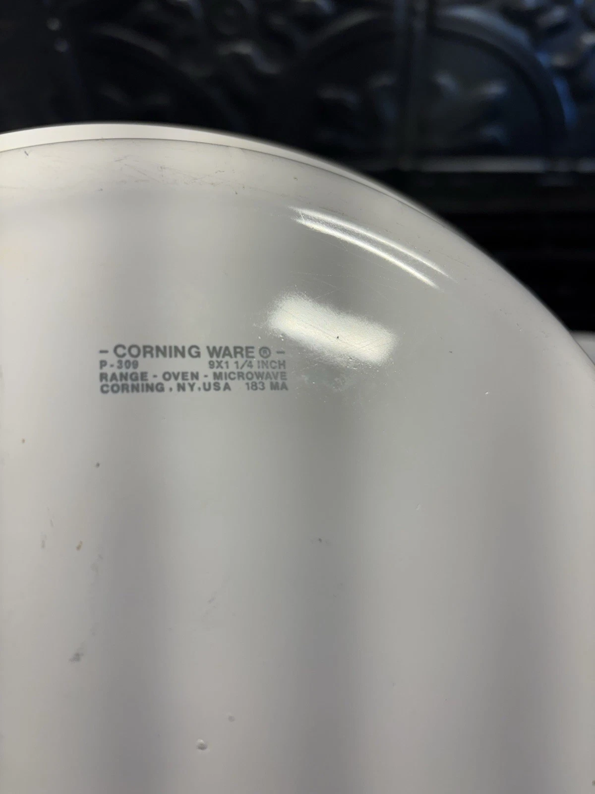 CorningWare Pie Dish Set 2 Pie Dishes Blank