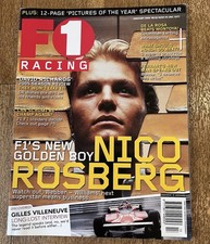 F1 Racing Magazine January 2006 Formula 1 Nico Rosberg Williams Villeneuve