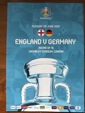 Euro 2020 England v Germany Programme 29/6/2021 Wembley Stadium Very Rare