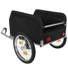 -Duty Bike Cargo Trailer with Removable Waterproof Cover – 88 lbs