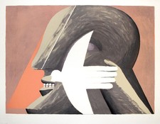 Horst Antes: Per Papa Paolo, 1975 (firmato a mano)