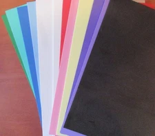 12 New 8 x 12 Foam Sheets In Different Colors For Crafting