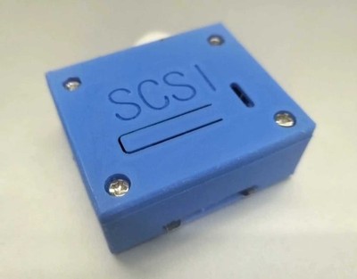 SCSI to SD Adapter for Macintosh (Blue Case) - In 50-pin / Ext DB25 BlueSCSI