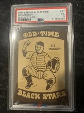 1974 Laughlin Old Time Black Stars - Biz Mackey #27 (RC) PSA 5
