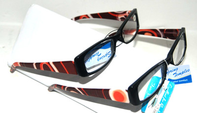 2 Lady / Girls  Reading Glasses Power +2.0 Fashion compact spring temple UV lens