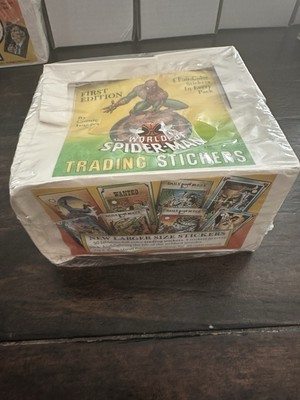 1988 Comic Images THE WORLD OF SPIDER-MAN Stickers Factory Sealed BOX  Read