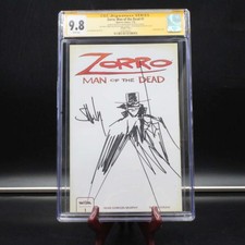 Sean Murphy Signed/Sketch Comic Zorro Man Of The Dead #1 CGC 9.8 D13968