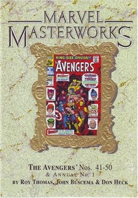 MARVEL MASTERWORKS VOL. 54 THE AVENGERS LTD. ED. MARBLE By Roy Thomas EXCELLENT