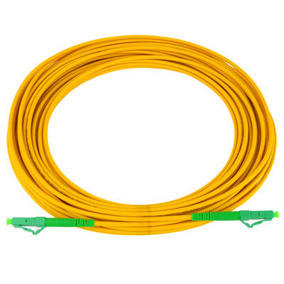 LWL Glasfaser Patchkabel LC/APC Singlemode Simplex OS2 halogenfrei 3,0mm Mantel