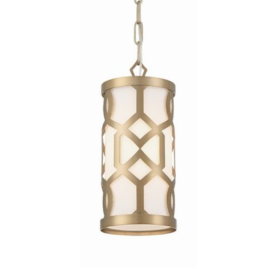 Crystorama Lighting Group 2260 Jennings 6''W Mini Pendant - Brass