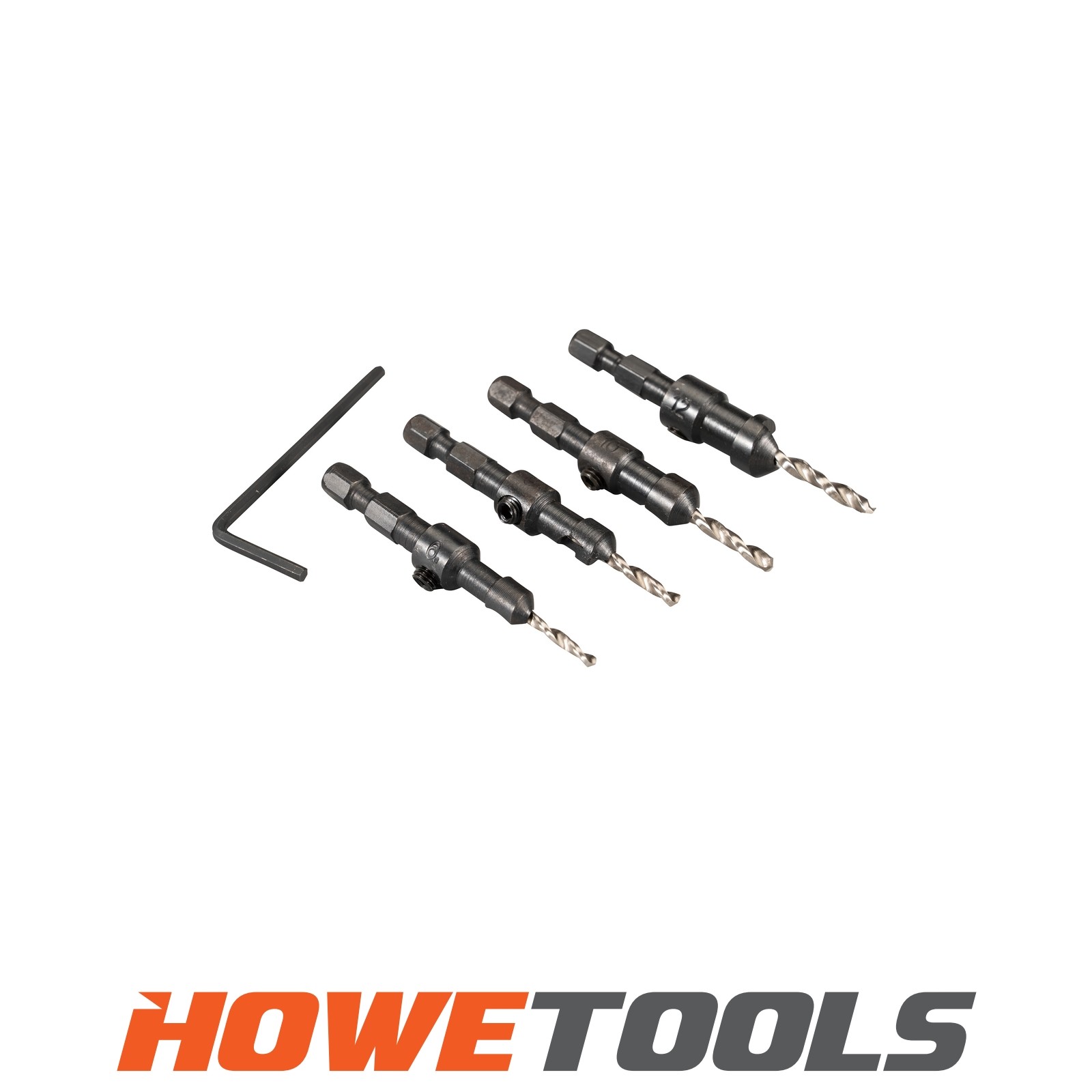 MAKITA D-73455 (4pc) Countersink drill bit set 3-6mm