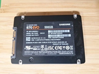 Samsung 870 EVO 500GB 2.5'' SATA Internal SSD Black MZ-77E500