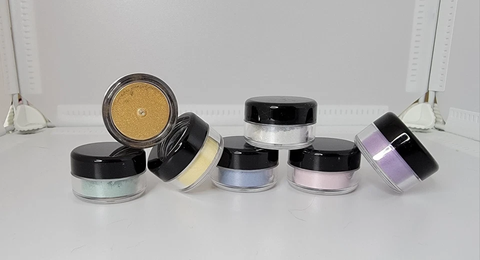 7 pc SET PURE ESSENTIALS MINERAL  PASTEL UNICORN EYE SHADOW COLLECTION Ltd ED - Image 4 of 4