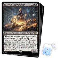 KAERVEK, THE PUNISHER X4 Outlaws Of Thunder Junction OTJ Magic MTG MINT CARD