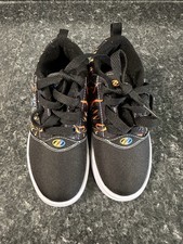 Heelys Pro 20 Black Multi Flame Wheeled Sneaker Shoes Youth Kids Size 13C