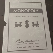 Monopoly Vintage Bookshelf Edition By WS  Game Company - 100% Complete