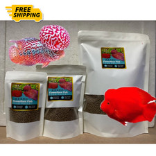 Flowerhorn Premium Food Blood Red Parrot Floating Pellet Fish Food