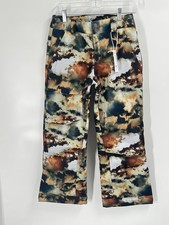 Obermeyer Brisk Print Pant Amber Cloud Ski Pant Sz 14 Teen Womens XS NWT