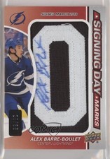 2021-22 SP Game Used Signing Day Marks Rookies 20/35 Alex Barre-Boulet Auto 0b6z