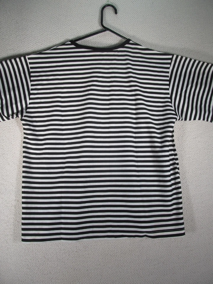 Camisa retro vintage Bobbie Brooks para mujer grande a rayas flor años 90 80 Foto 4 de 4