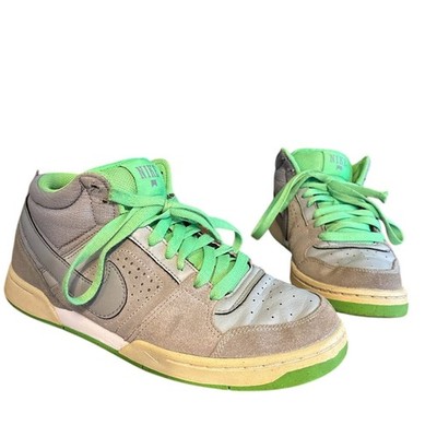 Nike Renzo 2 Mid Gray and neon green Size 7.5 