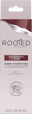 4x ROOTED RITUALS ~ Ginger Root & Aloe ~ Deep Hydrating Concentrate ~ Hair Scalp