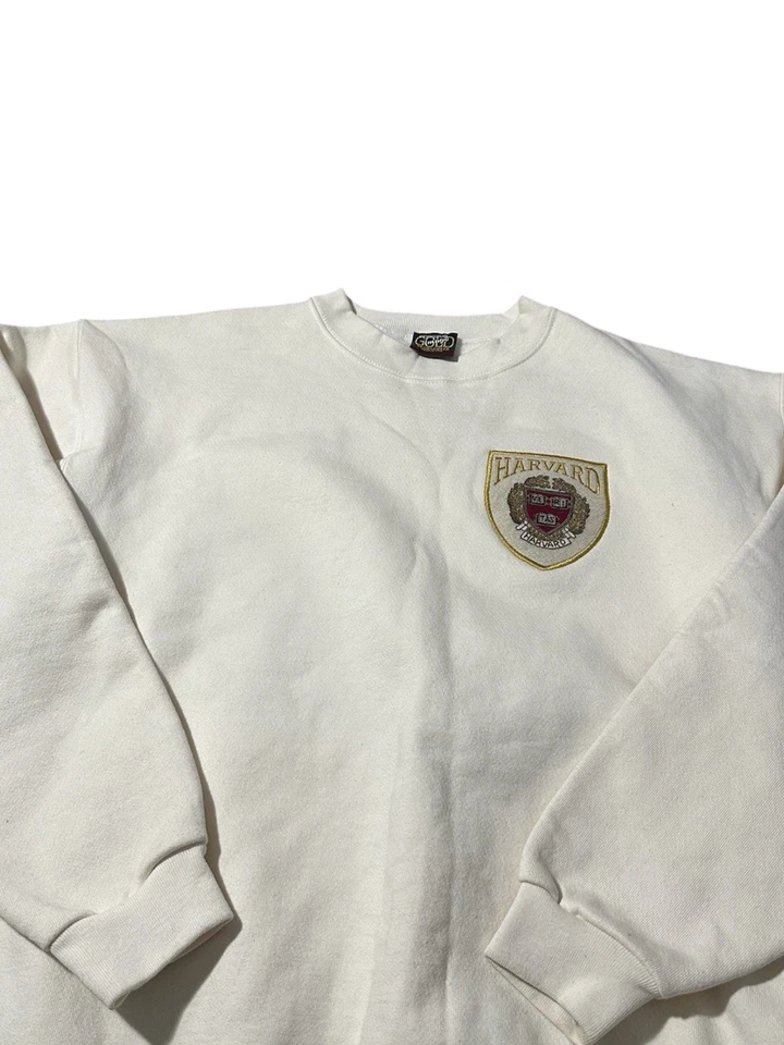 Harvard University Vintage Gold Image Crewneck Men’s Size XL - Image 2 of 4
